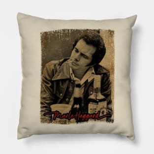 80s Classic Marle Haggard Pillow