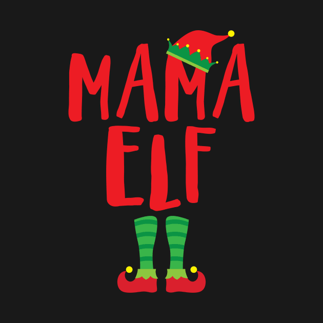 'Mama ELF ' Funny Christmas Costume by ourwackyhome