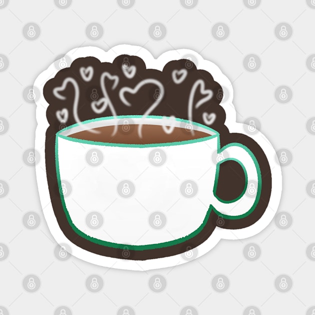 Cup of Coffee Magnet by LaurenPatrick