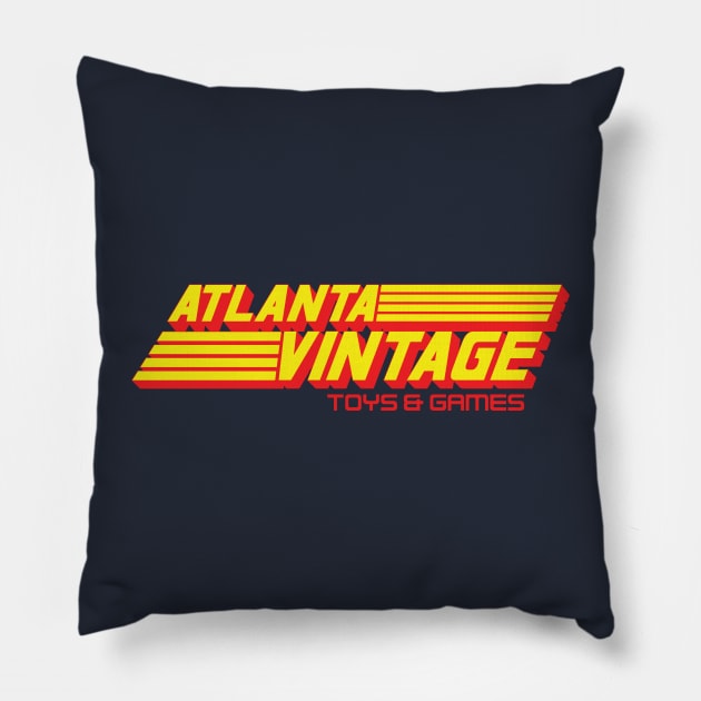 ATL VTG Toys & Games Pillow by AtlantaVintageToys