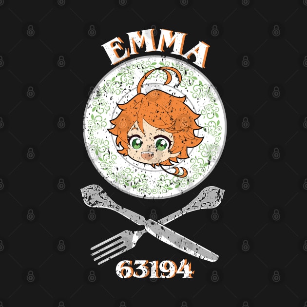 THE PROMISED NEVERLAND: EMMA CHIBI (GRUNGE STYLE) by FunGangStore