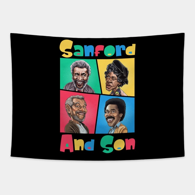 Sanford and Son fresh design Tapestry by Tigaduaart