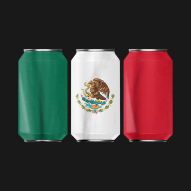 Cool Patriotic Beer Cans Mexico W Mexican Flag Shirt