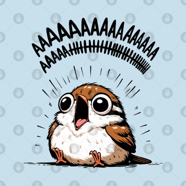 Little Screaming Sparrow by Itouchedabee