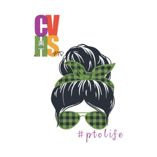 CVHS PTO LIFE GREEN KERCHIEF AND SUNGLASSES T-Shirt