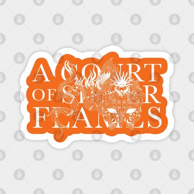 A Court of Silver Flames ACOTAR Book Series Fantasy Faerie Magnet by thenewkidprints