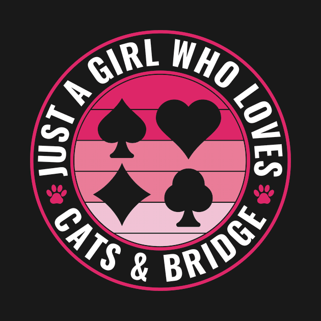 Just a Girl who Loves Cats and Bridge Women Bridge by Dr_Squirrel