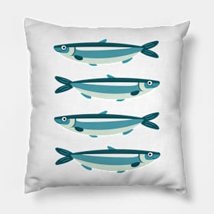 one of sardines Pillow