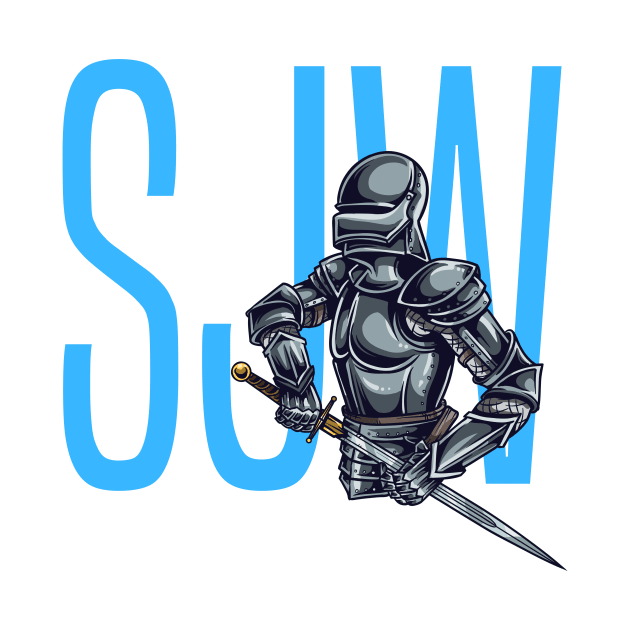 SJW Social Justice Warrior Badass Feminist Design by nathalieaynie