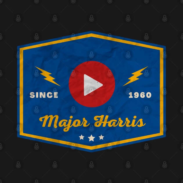 Major Harris // Play Button by Blue betta