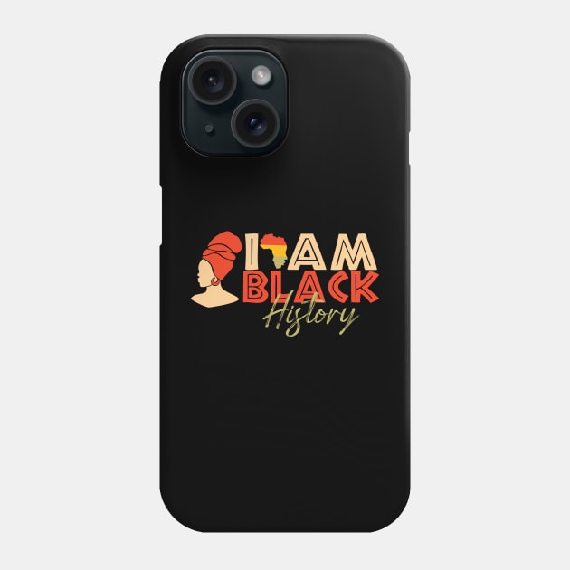 I Am Black History, Black Magic Women Phone Case by EvetStyles