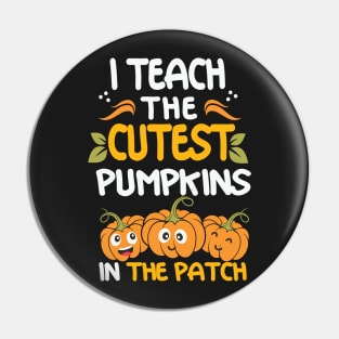 Halloween PreK Teacher Cutest Pumpkins Pin