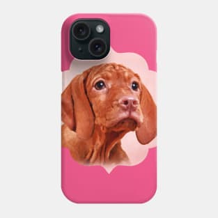 Vizsla puppy- Hungarian pointer Phone Case