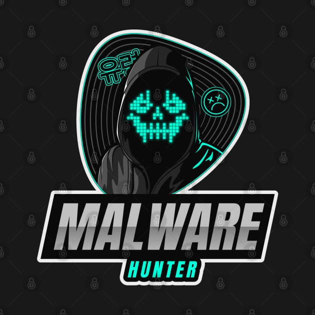 Malware Hunter by Cyber Club Tees