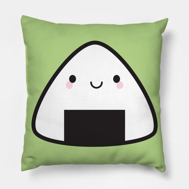 Kawaii Onigiri Rice Ball Pillow by marcelinesmith