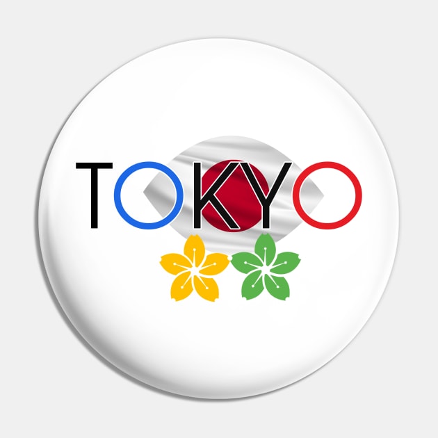 Tokyo Olympic Pin by Illustro Art