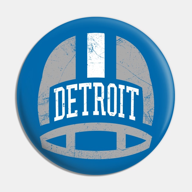 Detroit Retro Helmet - Blue Pin by KFig21