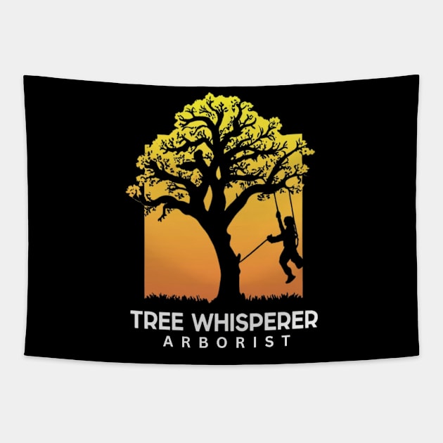 Arborist Tapestry by Funny sayings