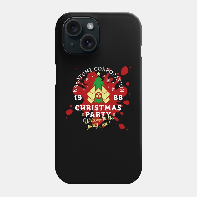 Die Hard Nakatomi Corp Christmas Party Phone Case by joeysartworld