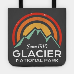 Glacier National Park Retro Tote