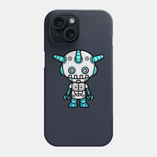 kawaii doodle cute robot Phone Case