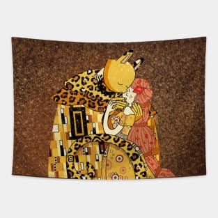 The Little Kiss - Klimt and AT tribute Tapestry