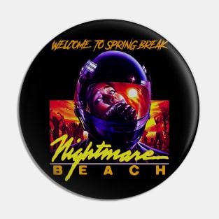 Nightmare Beach, Classic Horror (Version 2) Pin