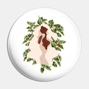 Plant lady abstract illustration 4 Pin