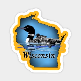 Wisconsin Loon Magnet