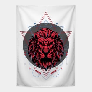 What's Your Spirit Animal? Fierce Light Lion Tapestry