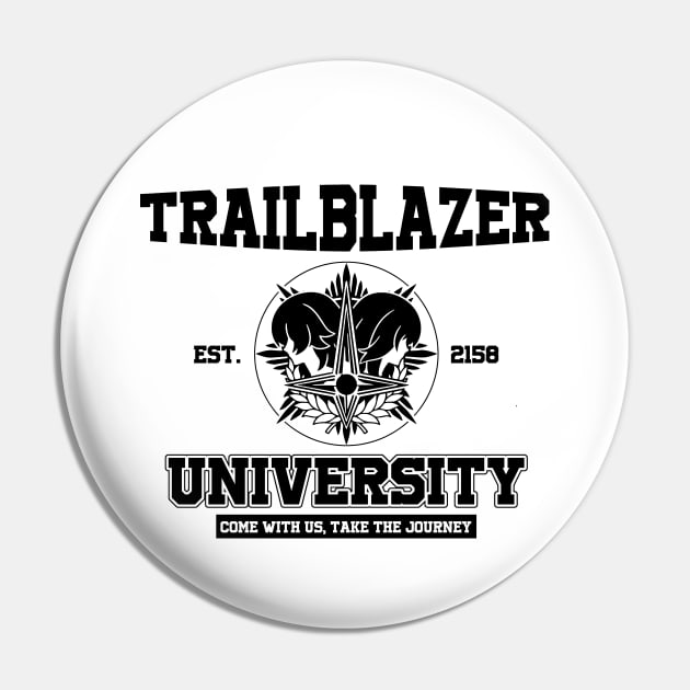 Honkai Star Rail Trailblazer University (Black) Pin by HoyoStan