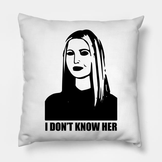 Ivanka Trump- I Don't Know Her Pillow by NickiPostsStuff