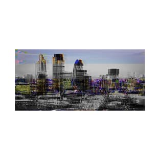 London Skyline Glitch T-Shirt