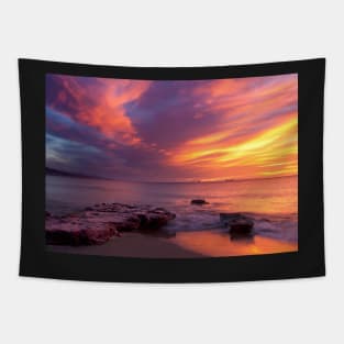 SUNSET ON THE SEA DESIGN Tapestry