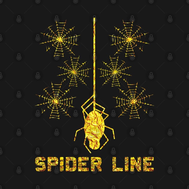 Gold Spider Line by anbartshirts