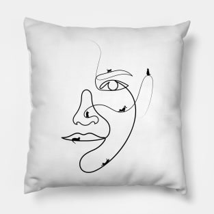 Cat Lover | One Line Drawing | One Line Art | Minimal | Minimalist Pillow