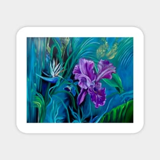 Jungle Orchid Magnet