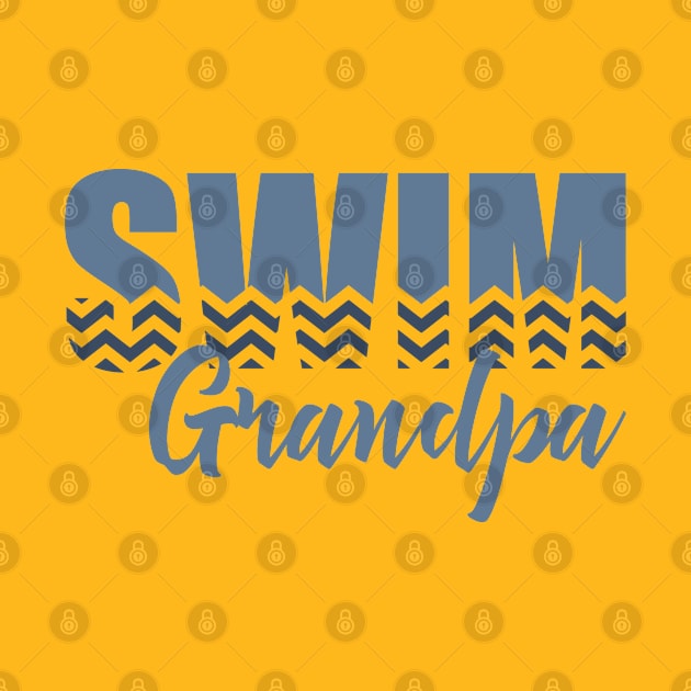 Swim Grandpa by pitulas