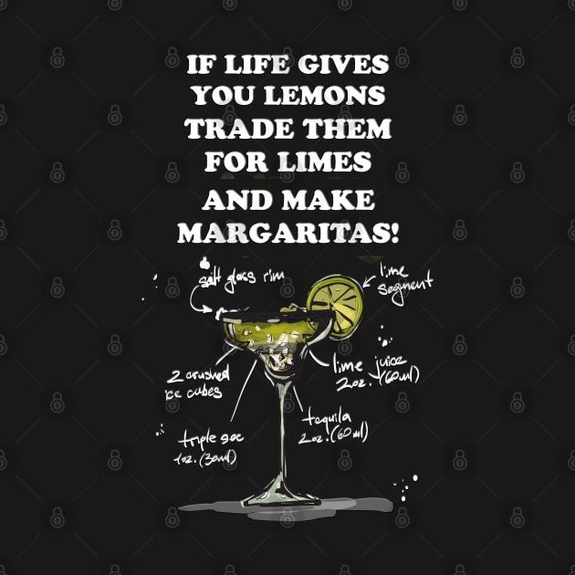If Life Gives You Lemons Margarita Day T-Shirt by theteediva
