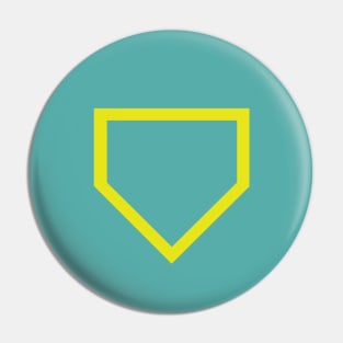 Baseball Softball Homeplate Pin