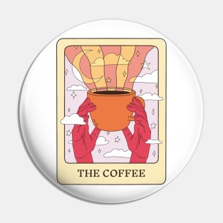 The Coffee Tarot Card Pin