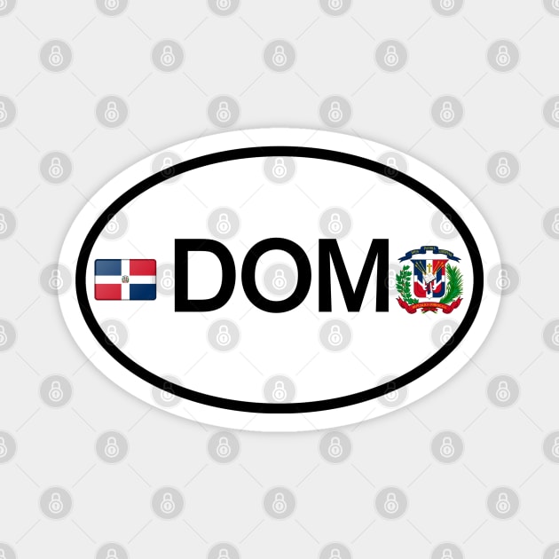 Dominican Republic car country code Magnet by Travellers