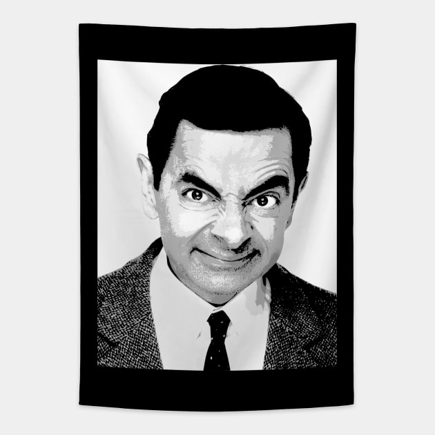 Mr Bean Tapestry by TEEVEETEES