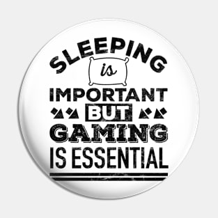 Funny Gaming essential gamer Gift Distressed Pin