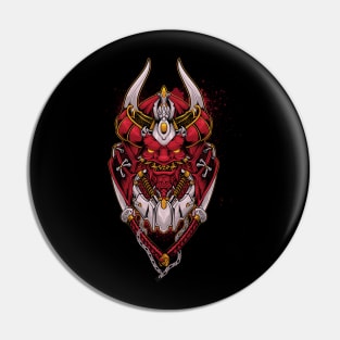 Oni Samurai Mecha Pin