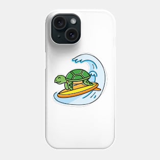 Surfing Turtle Phone Case
