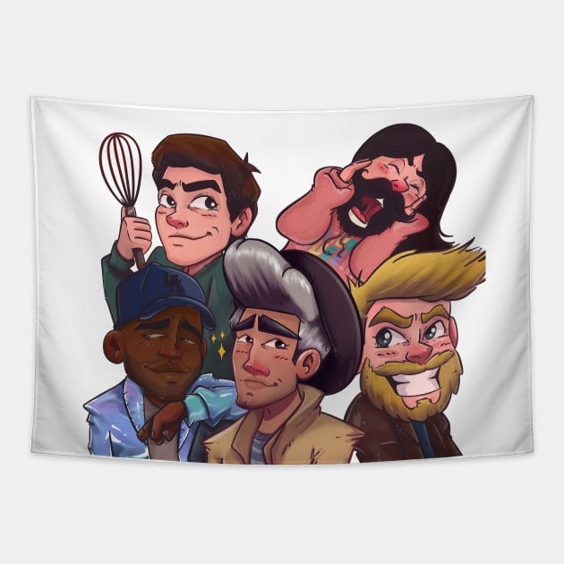 Queer Eye Tapestry by Blues and Design