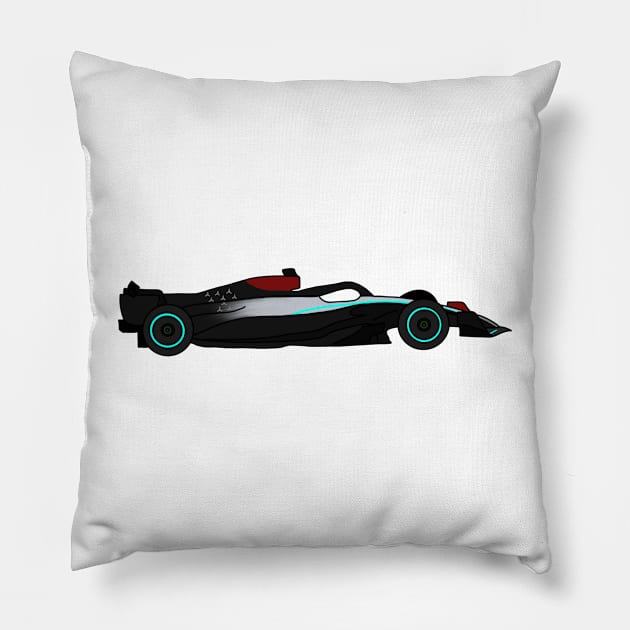 Silver 2024 Livery Pillow by CalliesArt