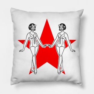 Girls parading Pillow