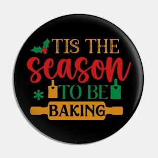 Tis the season to be baking; Christmas; pun; baking; bake; baker; cook; cooking; Xmas; Merry Christmas; cute; funny; humor; Christmas pun; gingerbread men; kitchen; Pin